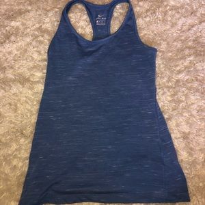 light blue nike dri-fit tank